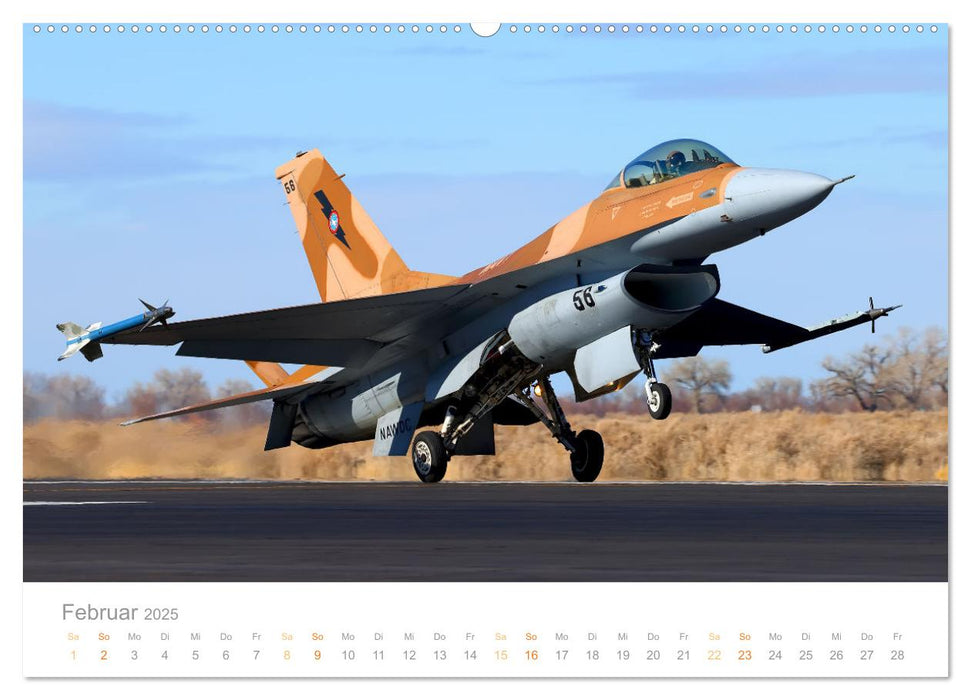 VIPER ACTION - F-16 FIGHTING FALCON (CALVENDO Wandkalender 2025)