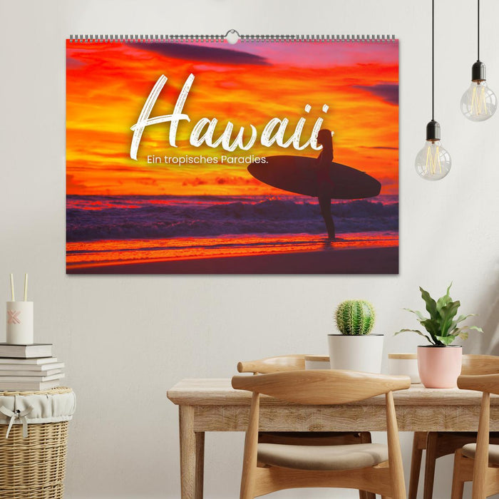 Hawaii - Ein tropisches Paradies. (CALVENDO Wandkalender 2025)