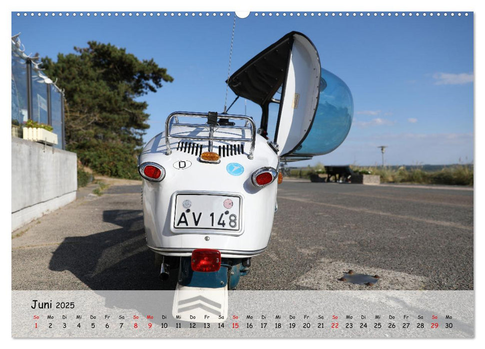 Messerschmitt Kabinenroller KR 200 Fahren unter dem Radar (CALVENDO Wandkalender 2025)