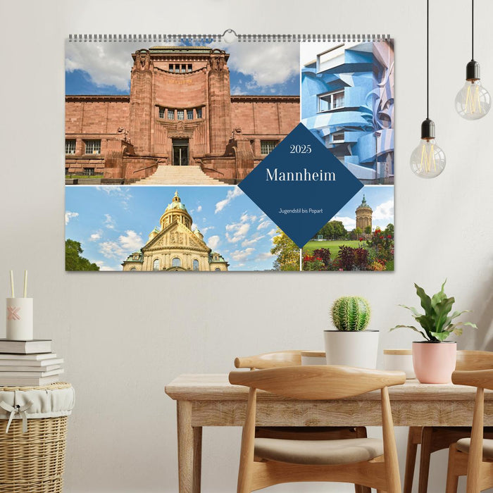 Mannheim - Jugendstil bis Popart (CALVENDO Wandkalender 2025)