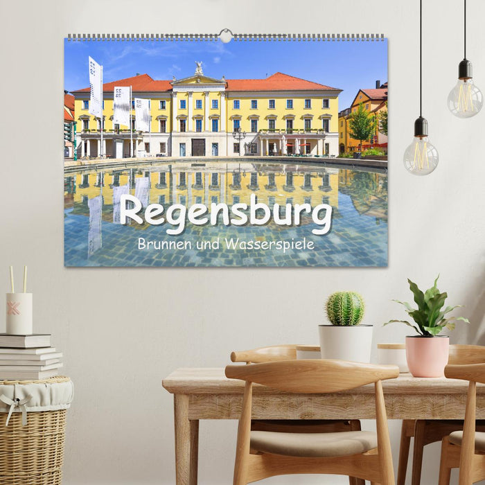 Regensburg Brunnen und Wasserspiele (CALVENDO Wandkalender 2025)