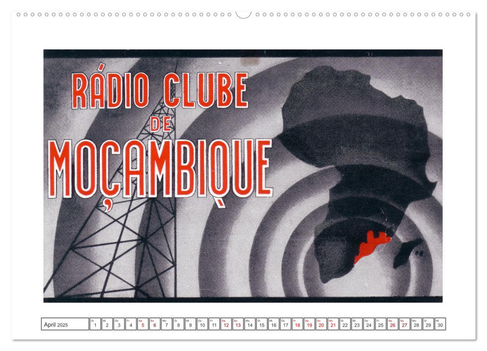 Radio Nostalgie Karten aus aller Welt (CALVENDO Wandkalender 2025)