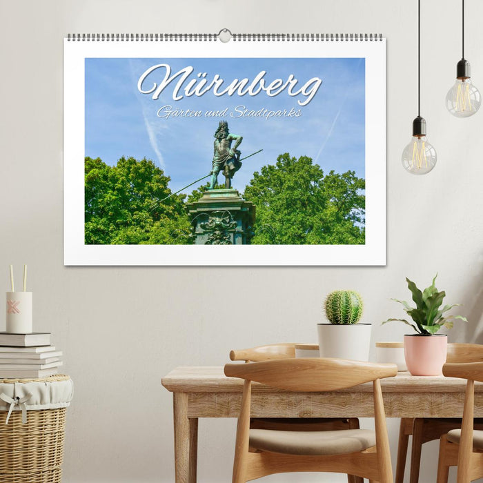 Nürnberg Gärten und Stadtparks (CALVENDO Wandkalender 2025)