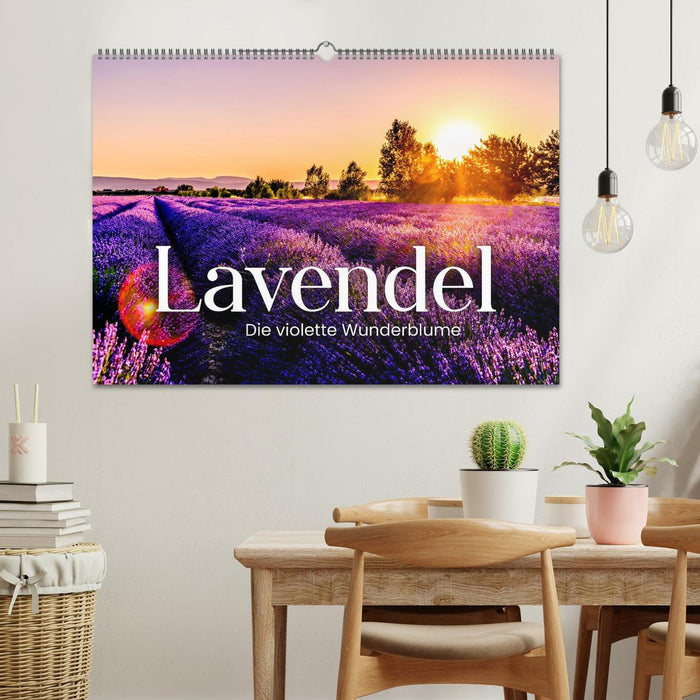 Lavendel - Die violette Wunderblume (CALVENDO Wandkalender 2025)