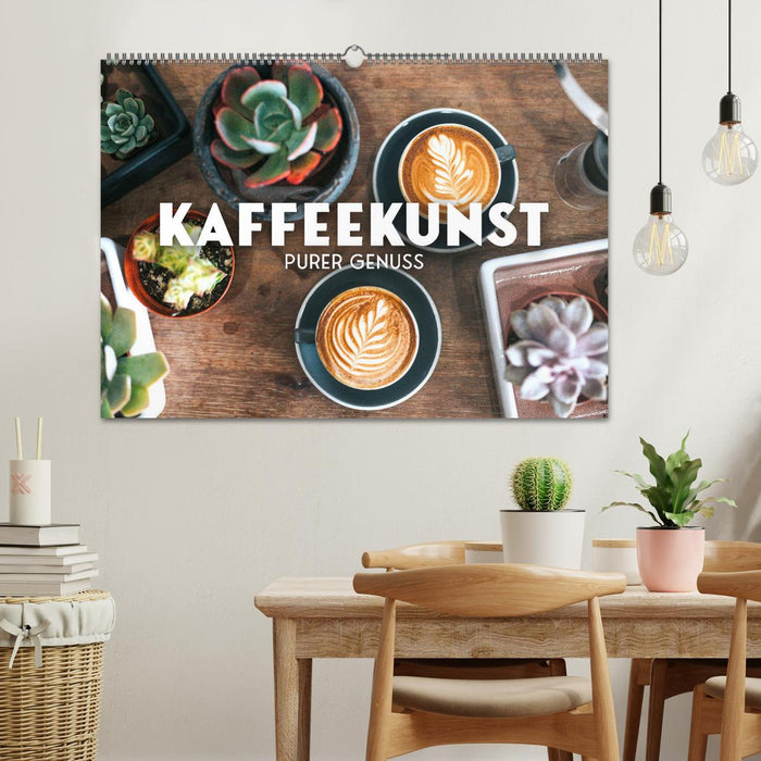 Kaffeekunst - Purer Genuss (CALVENDO Wandkalender 2025)