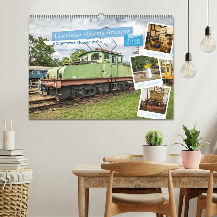 Eisenbahn Museum Gramzow (CALVENDO Wandkalender 2025)