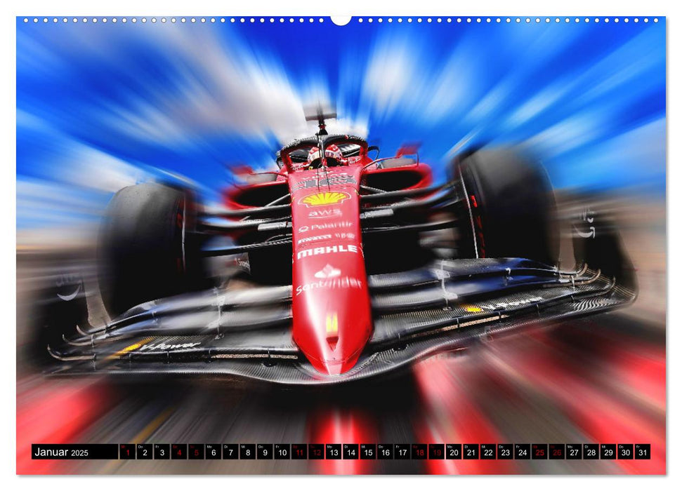 Racing - Vollgas kreativ (CALVENDO Premium Wandkalender 2025)