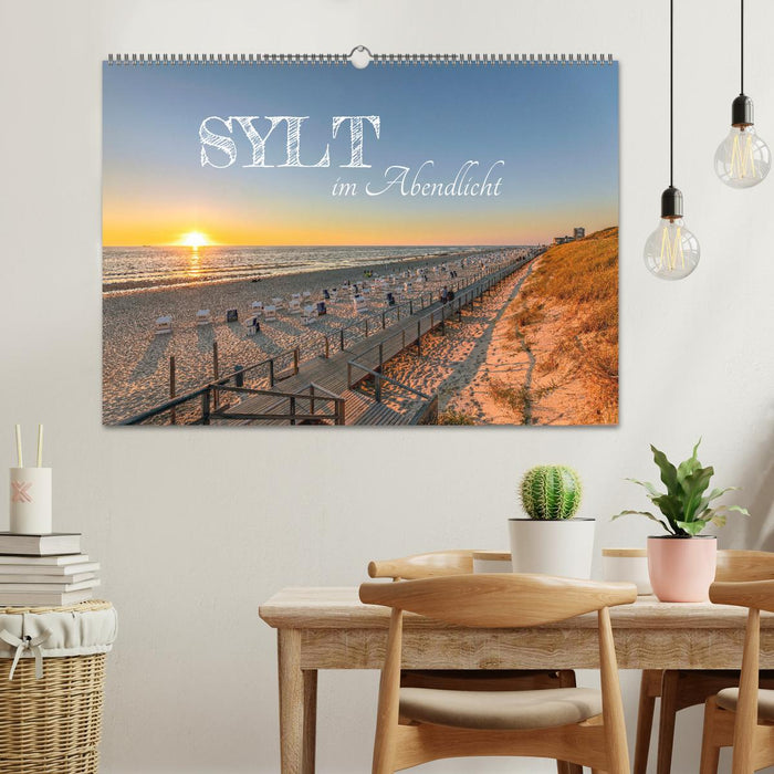 Sylt im Abendlicht (CALVENDO Wandkalender 2025)