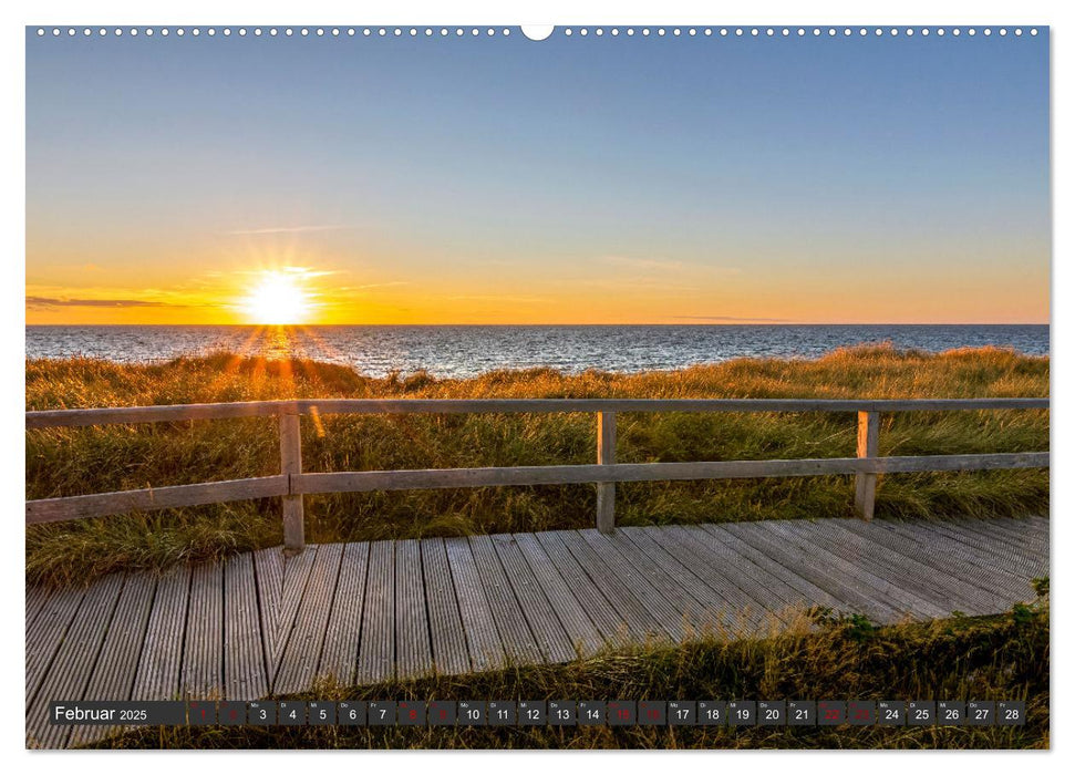 Sylt im Abendlicht (CALVENDO Wandkalender 2025)