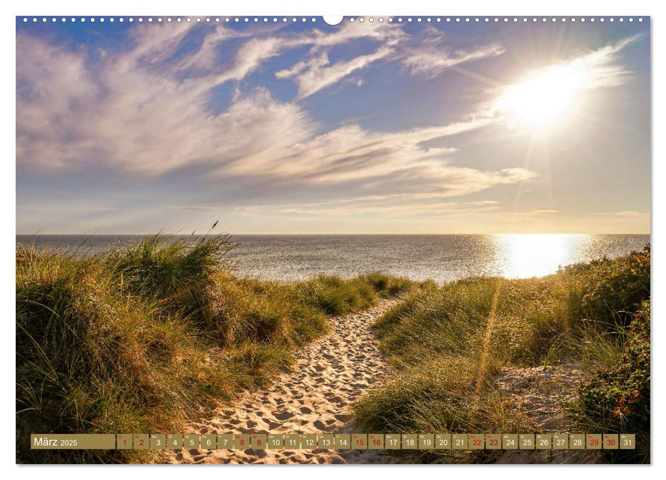 Sylt im Abendlicht (CALVENDO Wandkalender 2025)