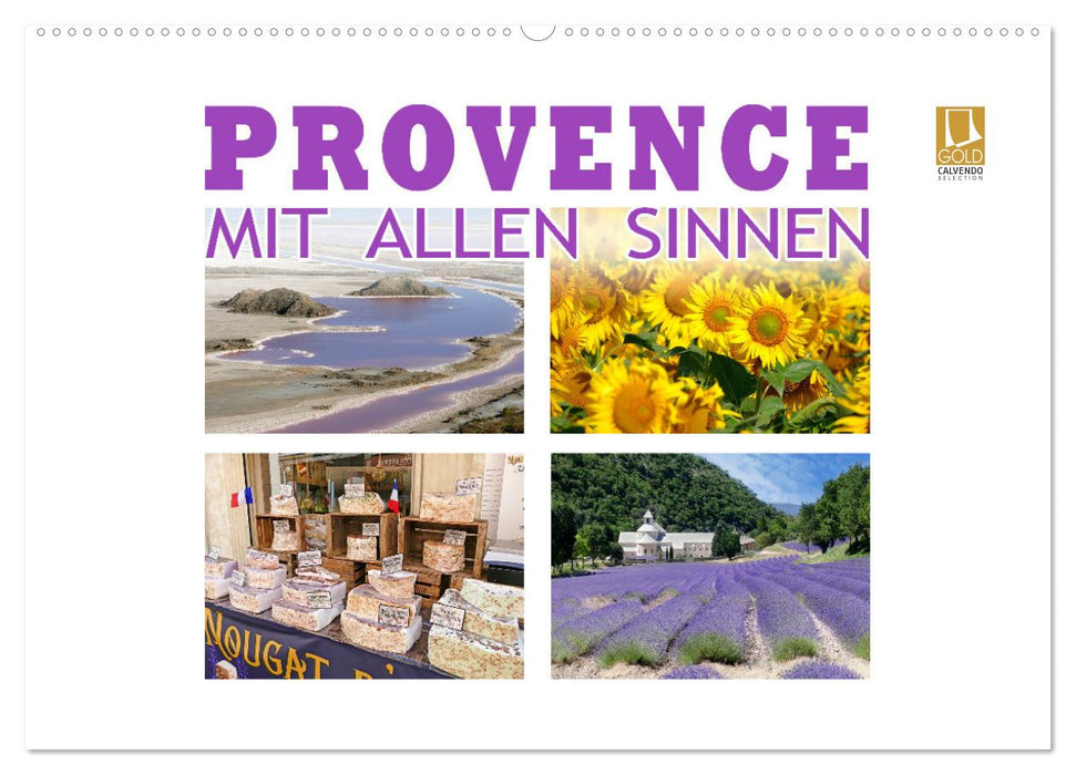 Provence mit allen Sinnen (CALVENDO Wandkalender 2025)