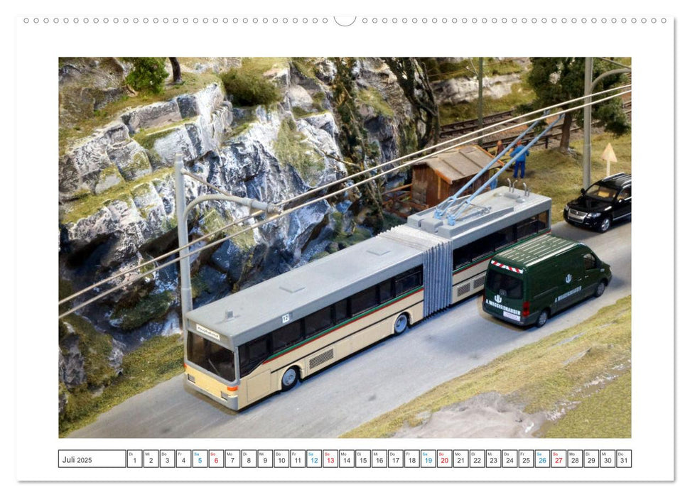 Miniaturbusse (CALVENDO Premium Wandkalender 2025)