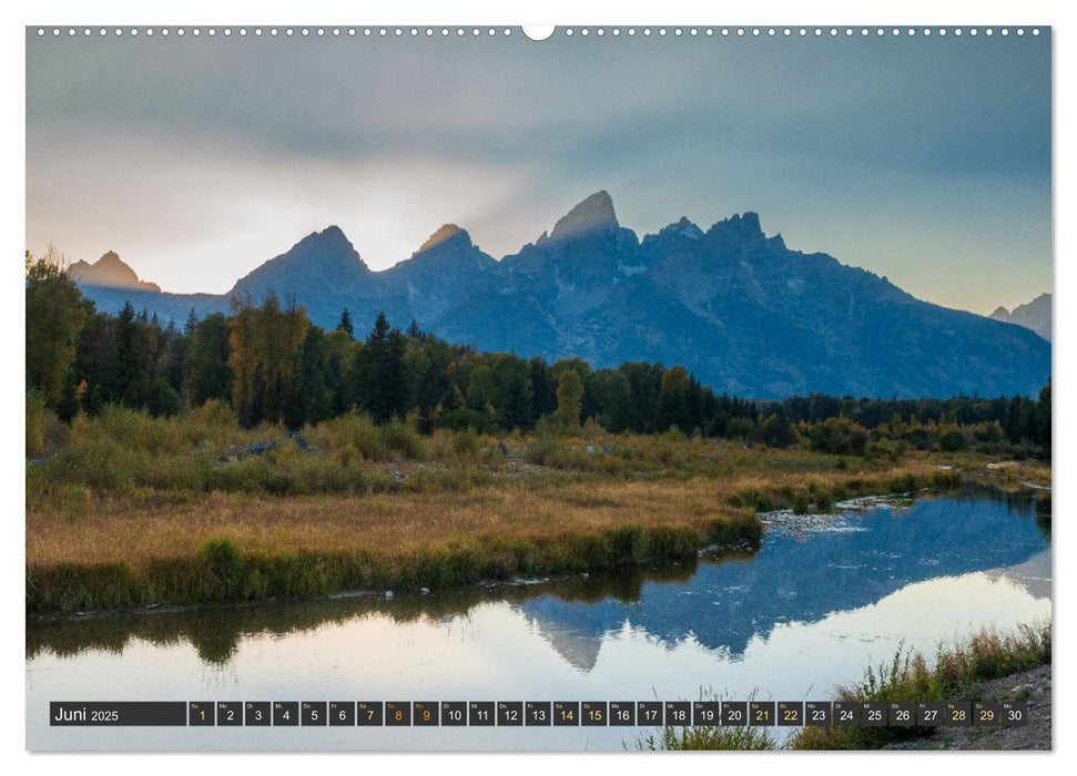 Westwärts - Über die Rocky Mountains zum Pazifik (CALVENDO Premium Wandkalender 2025)