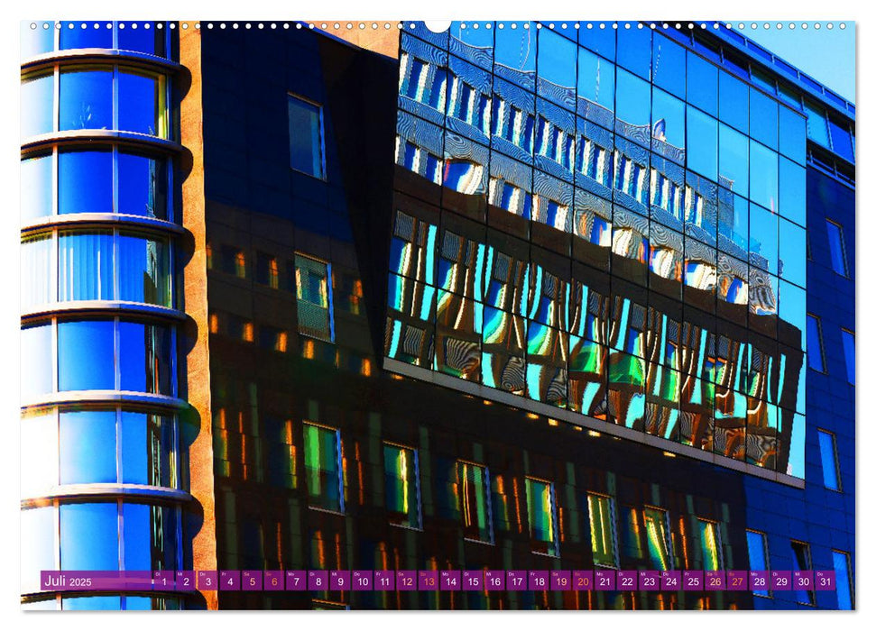 Berlin Colored Architecture (CALVENDO Premium Wandkalender 2025)