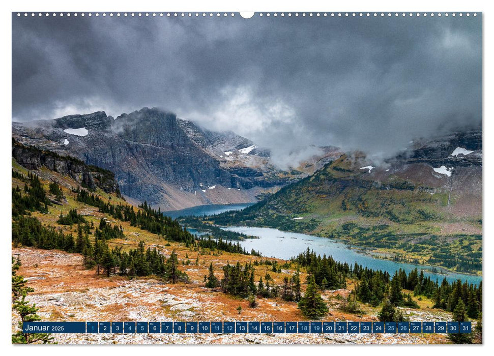 Glacier National Park - Abenteuer in den Rocky Mountains (CALVENDO Premium Wandkalender 2025)