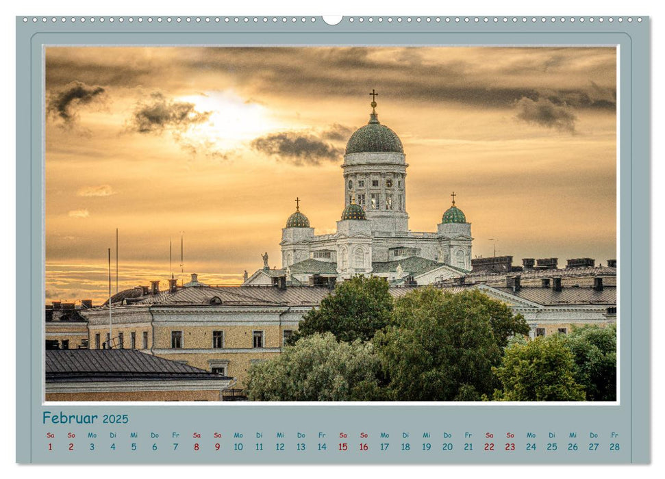 HELSINKI CITY (CALVENDO Premium Wandkalender 2025)