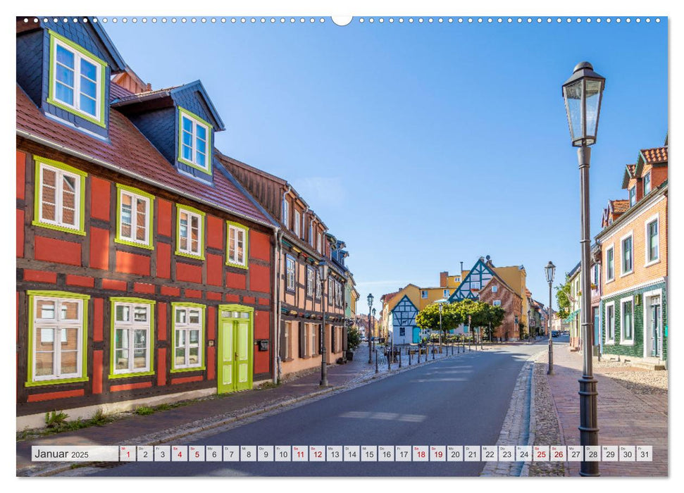 Tour um die großen Seen der Mecklenburgischen Seenplatte (CALVENDO Wandkalender 2025)