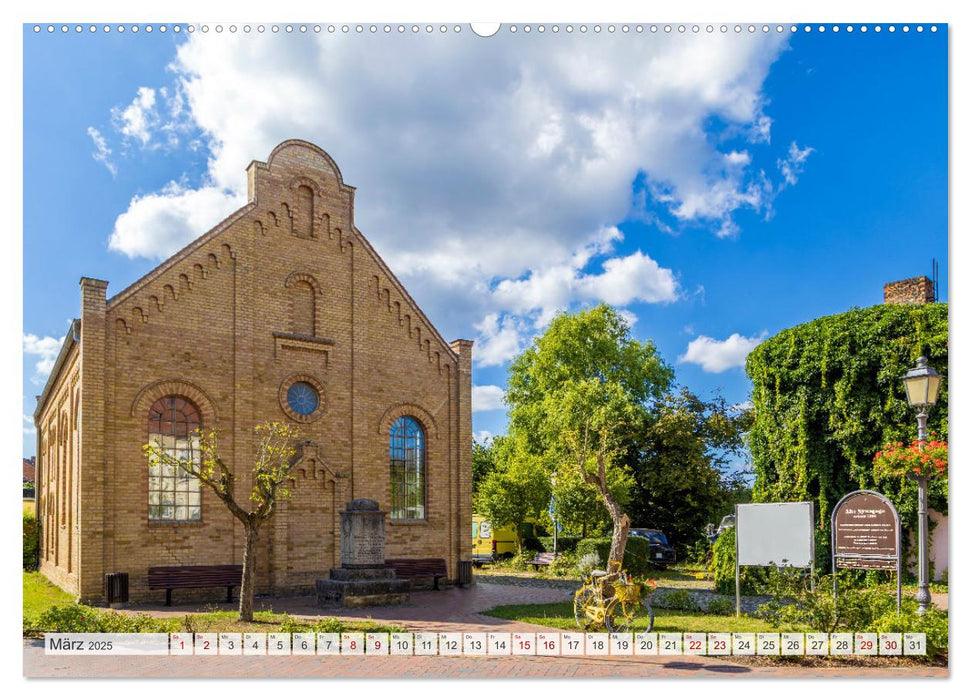 Tour um die großen Seen der Mecklenburgischen Seenplatte (CALVENDO Wandkalender 2025)