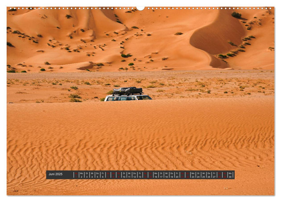 OMAN Offroad Travel Log (CALVENDO Premium Wandkalender 2025)