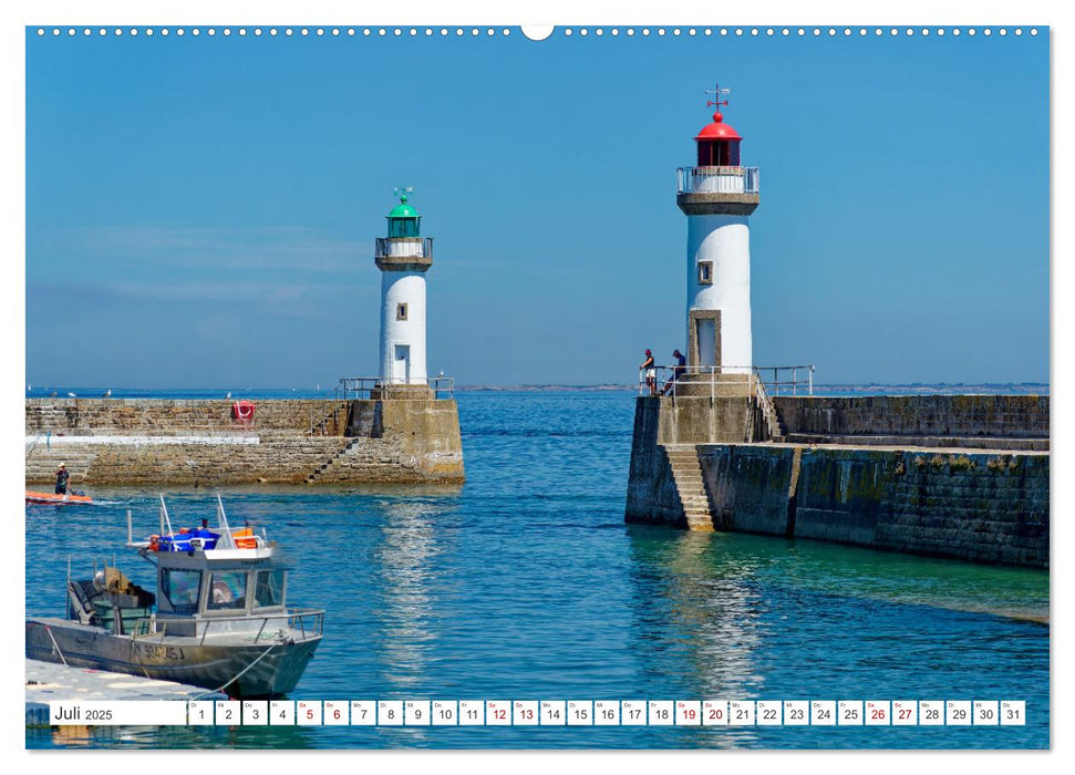 Belle Ile en Mer - Ein bretonisches Paradies (CALVENDO Premium Wandkalender 2025)