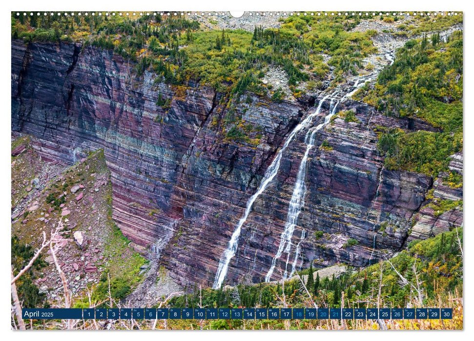 Glacier National Park - Abenteuer in den Rocky Mountains (CALVENDO Wandkalender 2025)