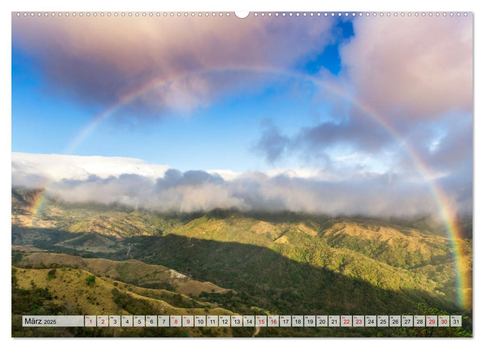 Costa Rica - Tierwelt und Landschaften (CALVENDO Premium Wandkalender 2025)