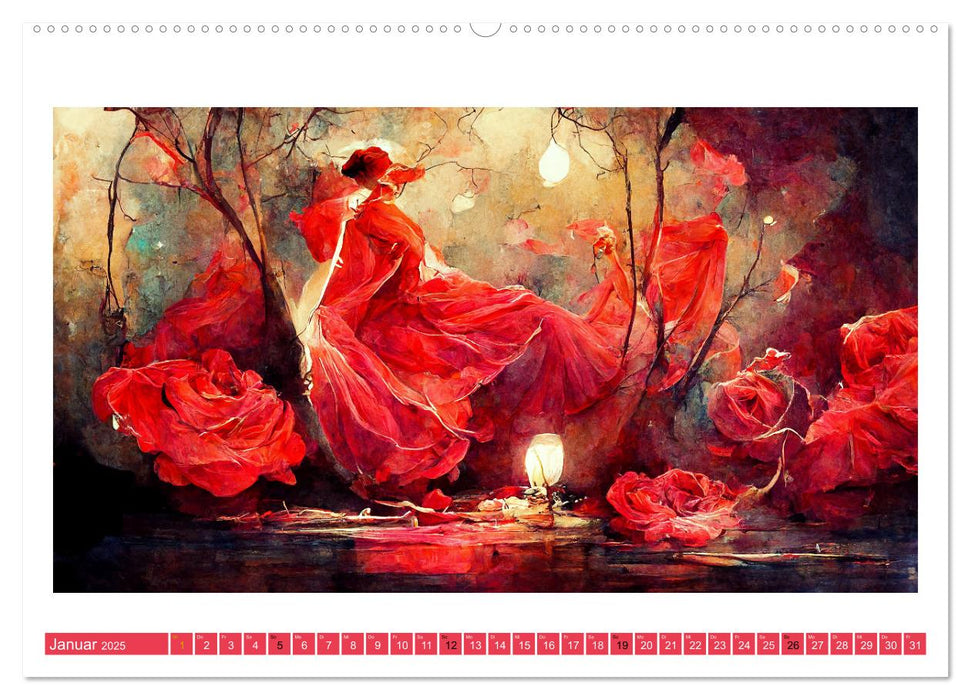 Romatic Ballerina (CALVENDO Premium Wandkalender 2025)