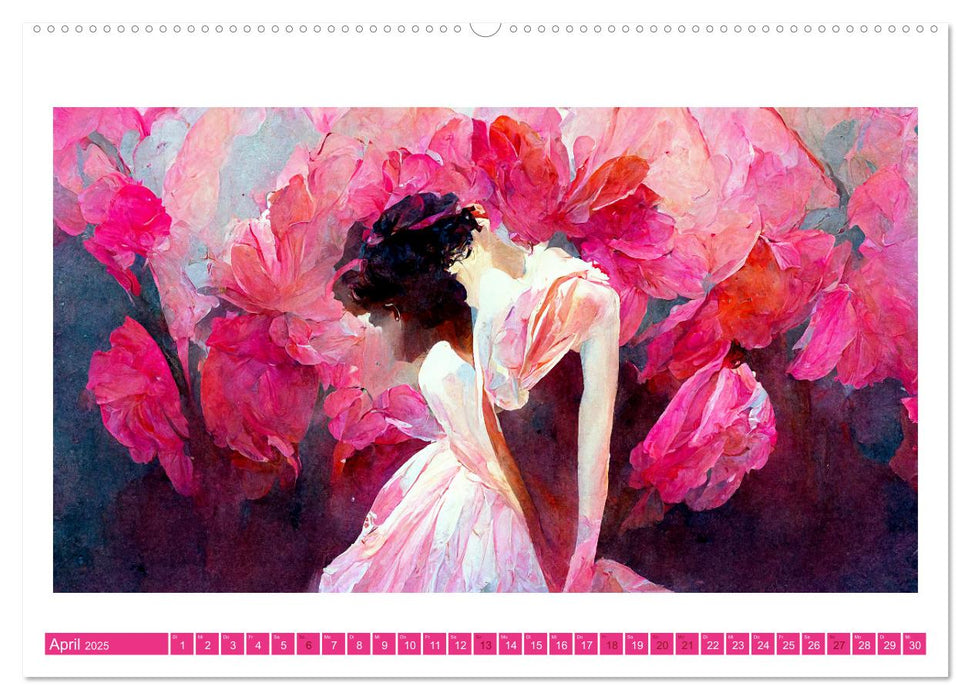 Romatic Ballerina (CALVENDO Premium Wandkalender 2025)