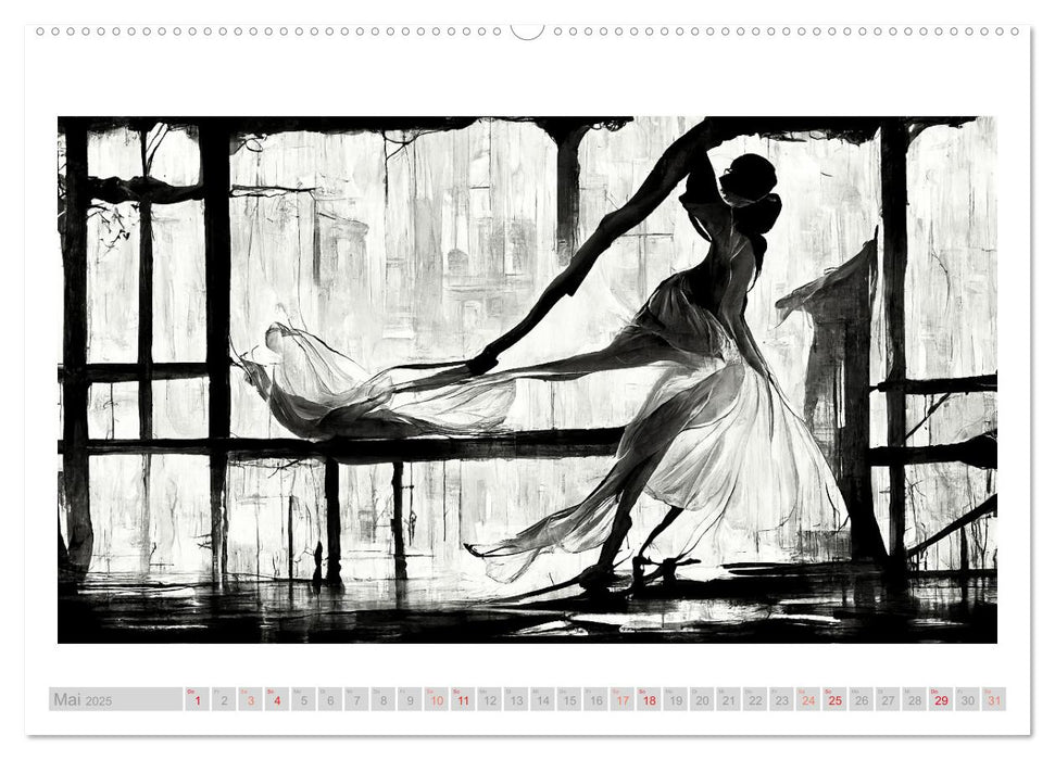 Romatic Ballerina (CALVENDO Premium Wandkalender 2025)