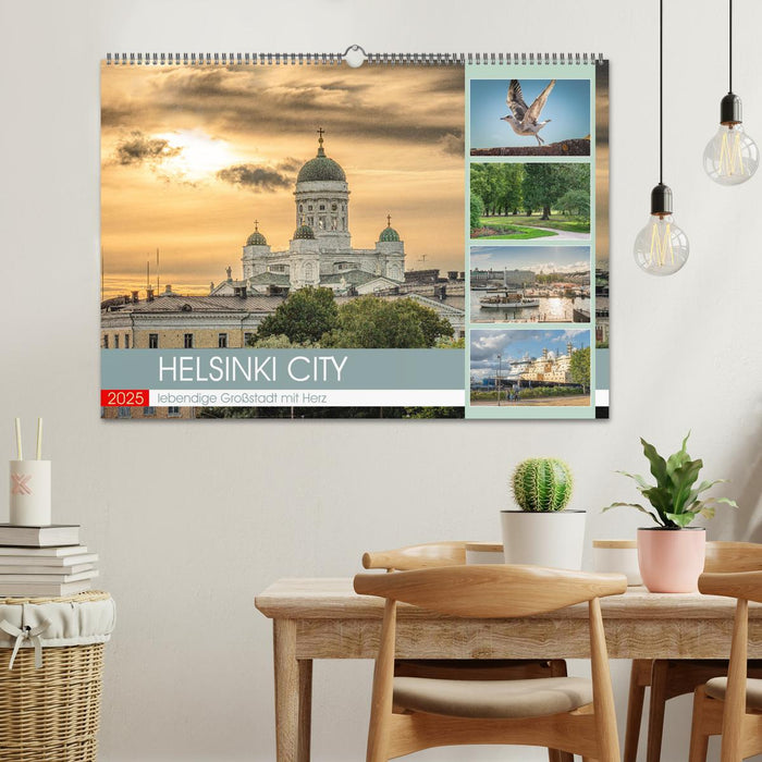 HELSINKI CITY (CALVENDO Wandkalender 2025)