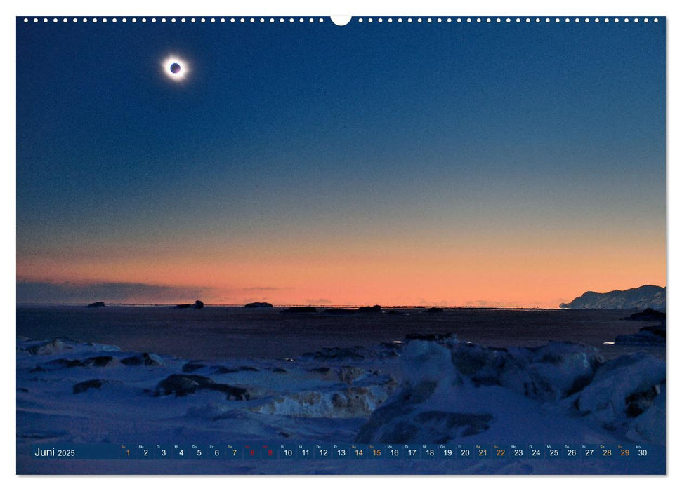 Polarlichter, Kometen, Blutmond: Nachthimmel über der Welt (CALVENDO Premium Wandkalender 2025)