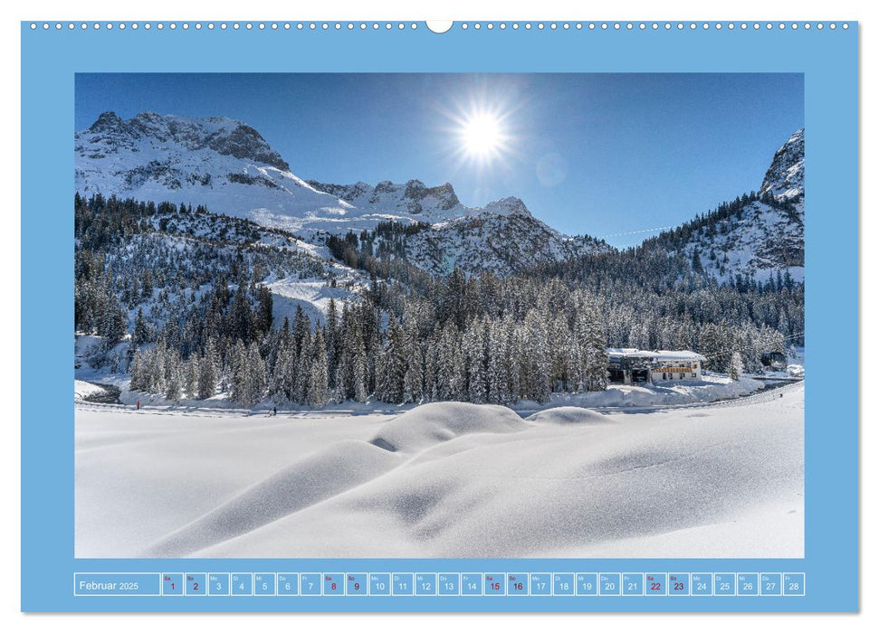 Winterdreams von Lech bis Zug (CALVENDO Premium Wandkalender 2025)