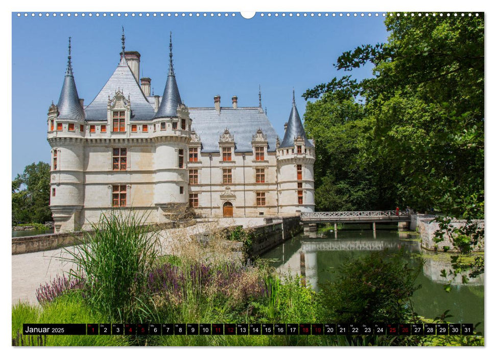 Blickpunkte der Loire (CALVENDO Premium Wandkalender 2025)