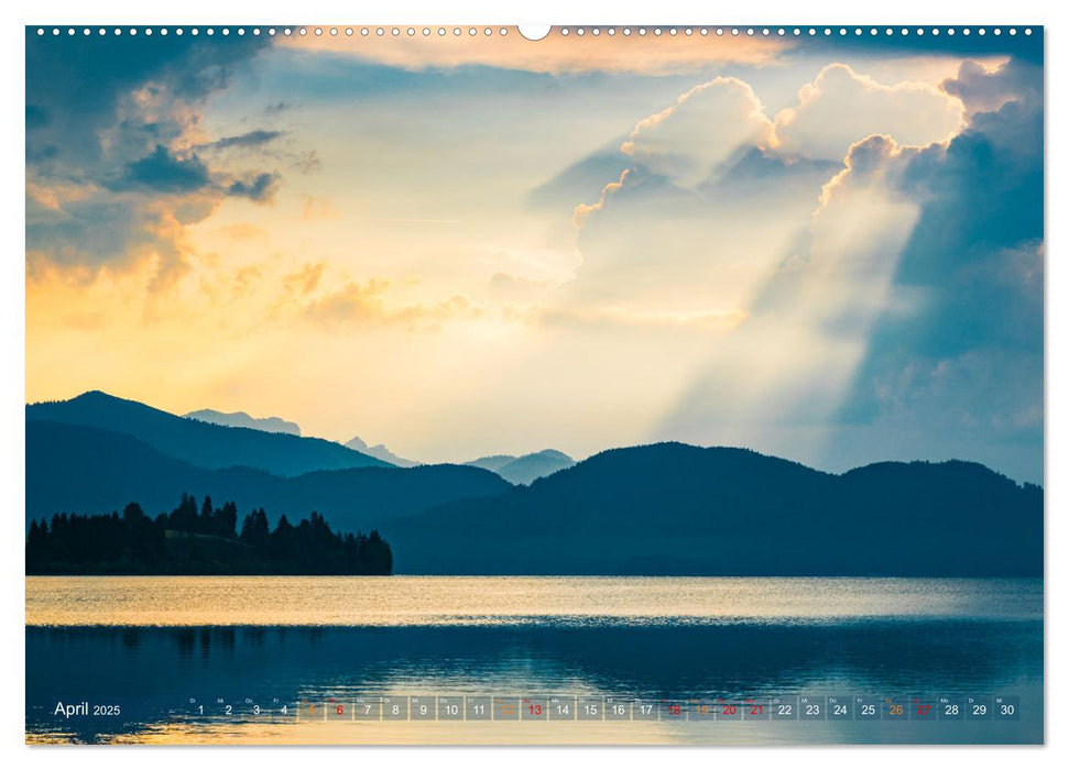 Bilder zum Träumen - Liebe Grüße vom Walchensee (CALVENDO Premium Wandkalender 2025)