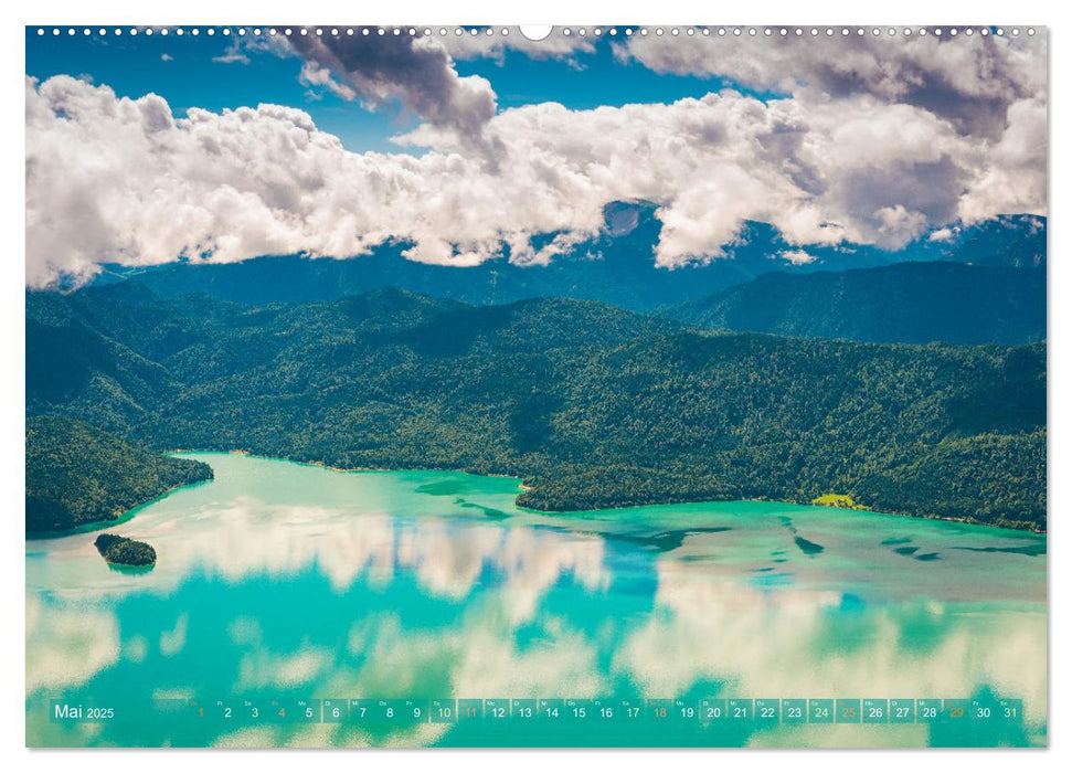 Bilder zum Träumen - Liebe Grüße vom Walchensee (CALVENDO Premium Wandkalender 2025)