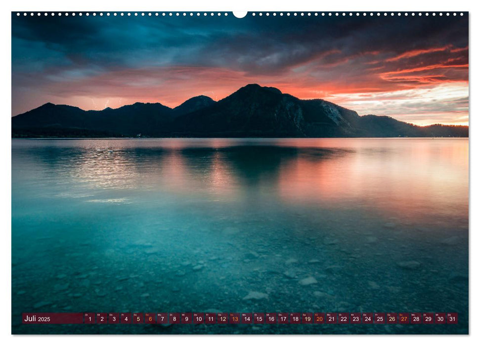 Bilder zum Träumen - Liebe Grüße vom Walchensee (CALVENDO Premium Wandkalender 2025)