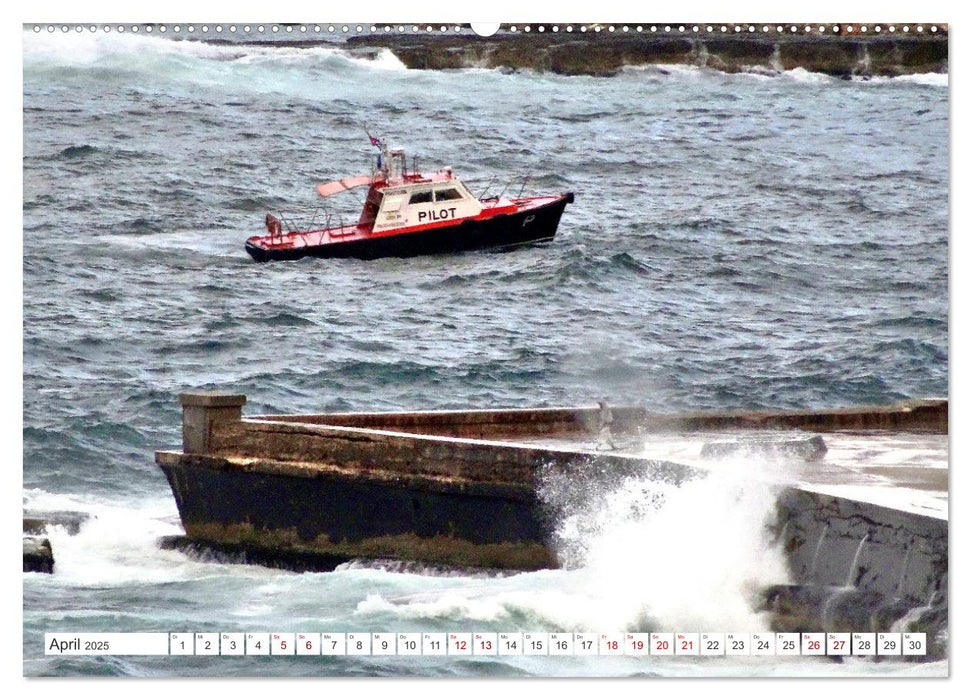 CUBA PILOT - Lotsenboote im Einsatz in Havanna (CALVENDO Premium Wandkalender 2025)