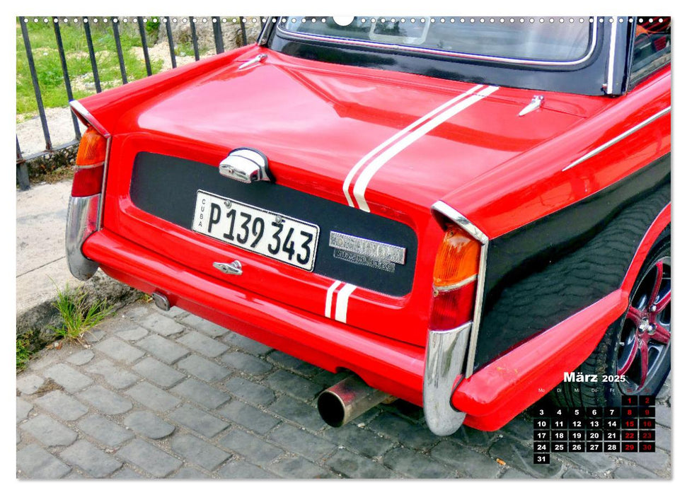 Triumph Herald - Ein britischer Klassiker in Havanna (CALVENDO Premium Wandkalender 2025)