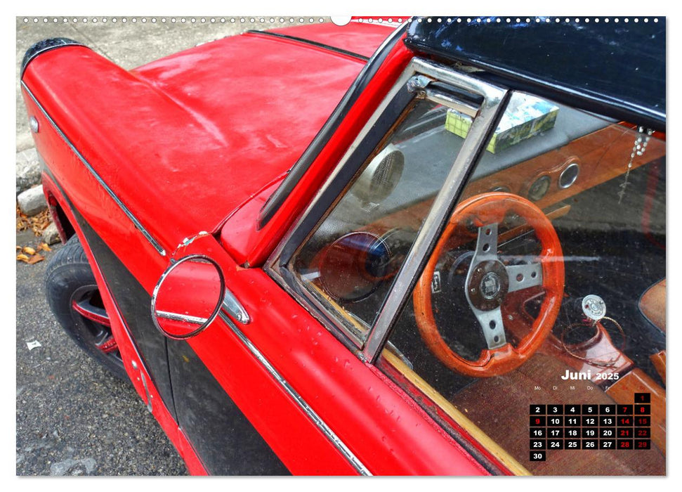 Triumph Herald - Ein britischer Klassiker in Havanna (CALVENDO Premium Wandkalender 2025)