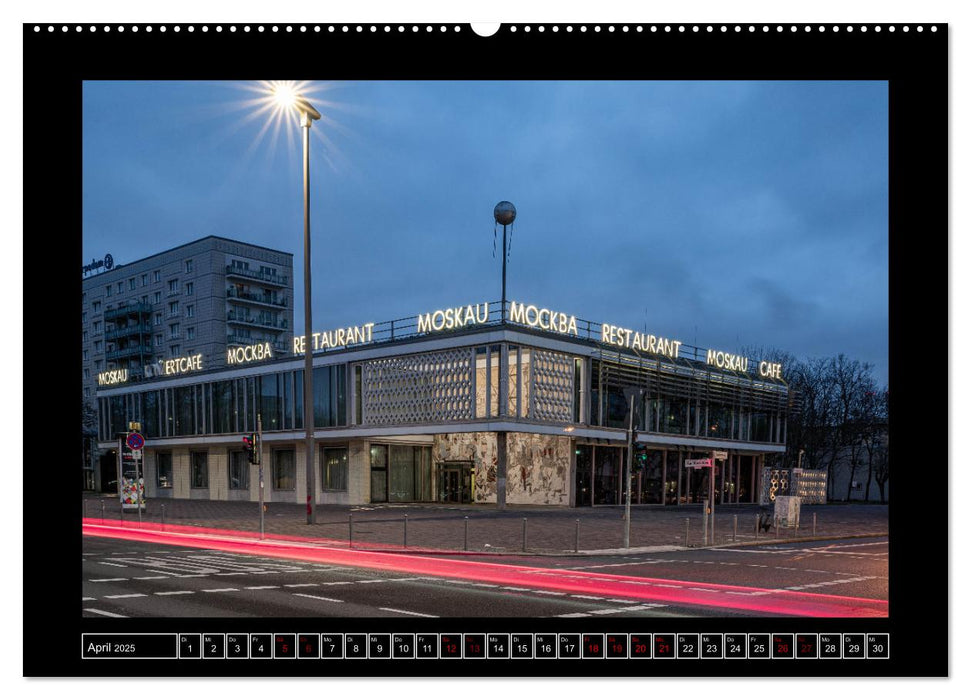 Berlin im Dunkeln (CALVENDO Premium Wandkalender 2025)