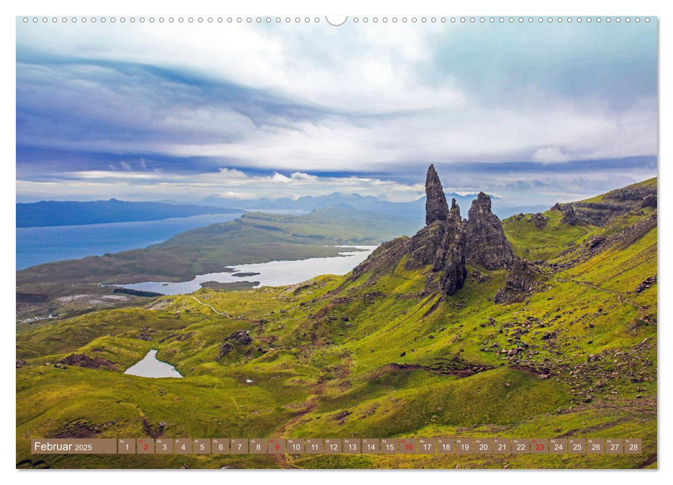 Urlaub in Schottland (CALVENDO Premium Wandkalender 2025)