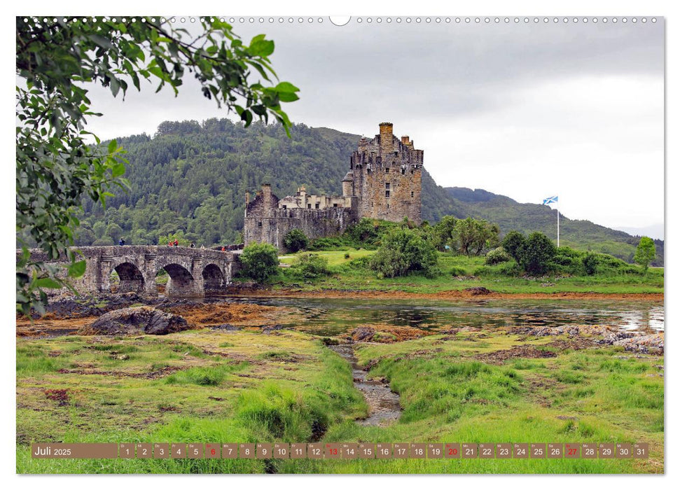 Urlaub in Schottland (CALVENDO Premium Wandkalender 2025)