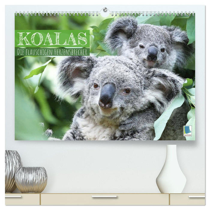 Koalas: die flauschigen Herzensbrecher (CALVENDO Premium Wandkalender 2025)