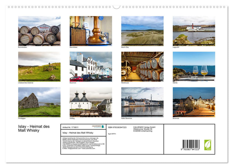 Islay - Heimat des Malt Whisky (CALVENDO Premium Wandkalender 2025)