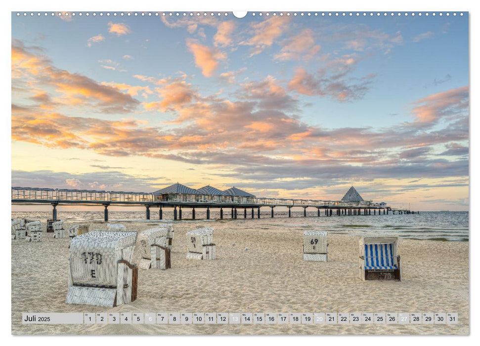 Wunderschöne Ostsee Rügen und Usedom (CALVENDO Premium Wandkalender 2025)