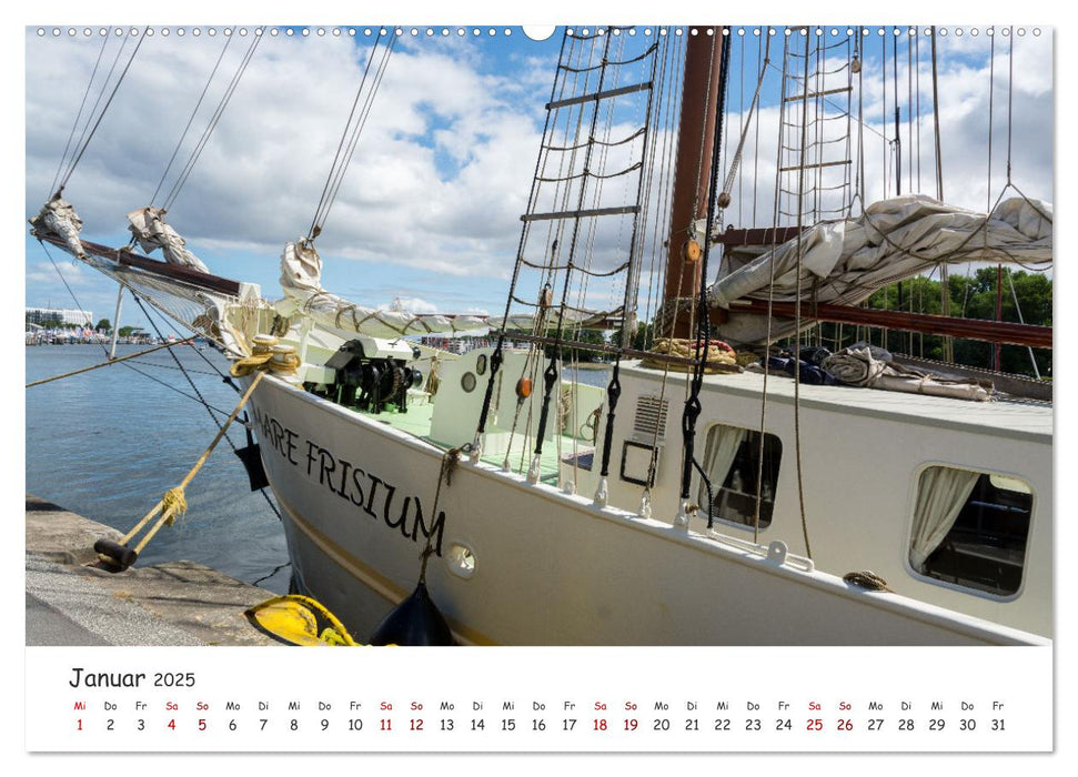 Travemünder Woche vom Windjammer aus (CALVENDO Premium Wandkalender 2025)