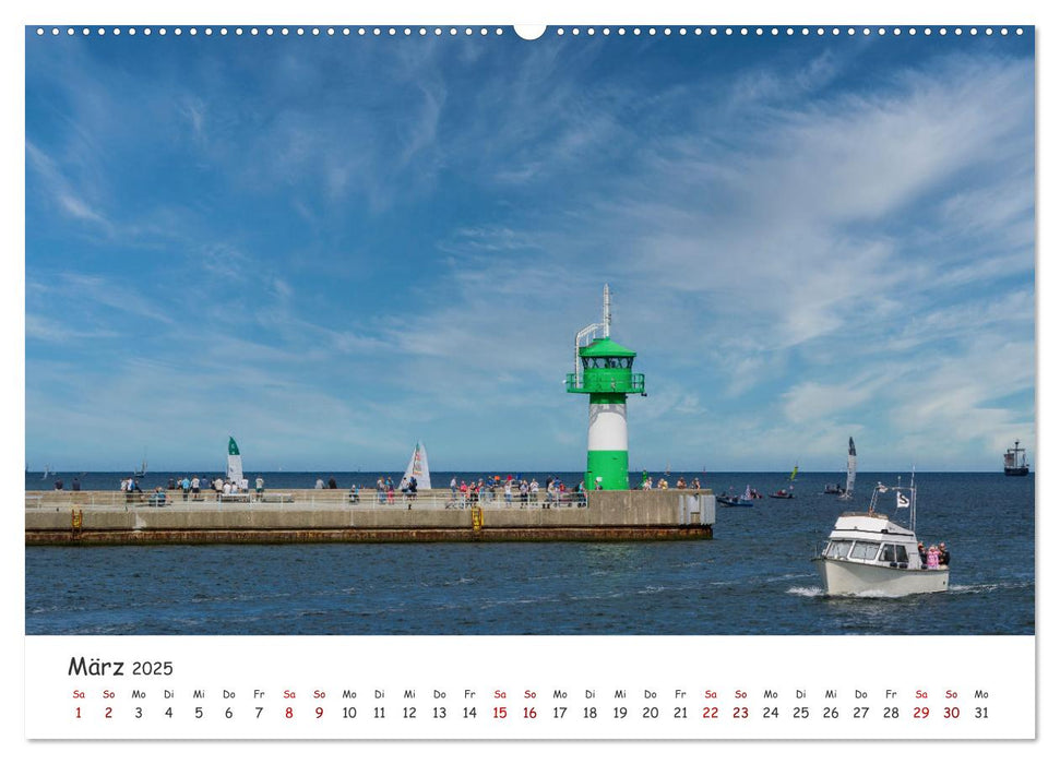 Travemünder Woche vom Windjammer aus (CALVENDO Premium Wandkalender 2025)