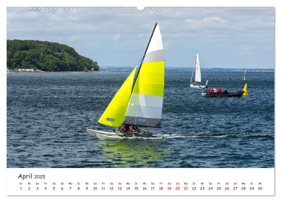 Travemünder Woche vom Windjammer aus (CALVENDO Premium Wandkalender 2025)