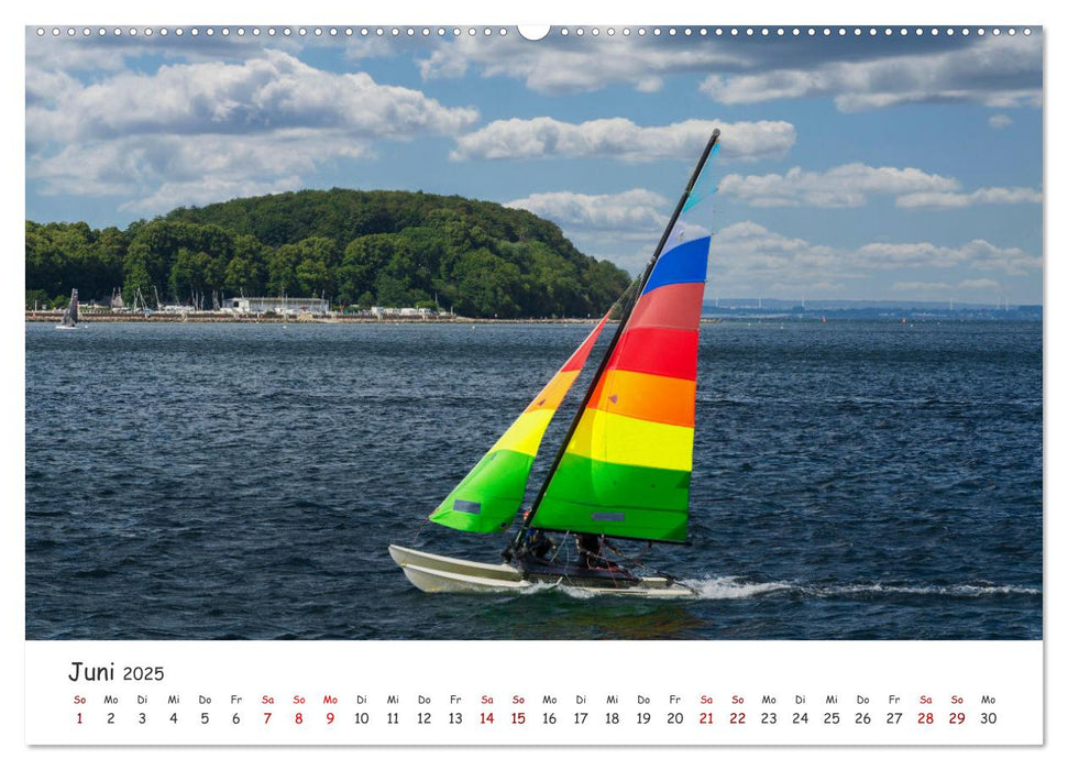 Travemünder Woche vom Windjammer aus (CALVENDO Premium Wandkalender 2025)