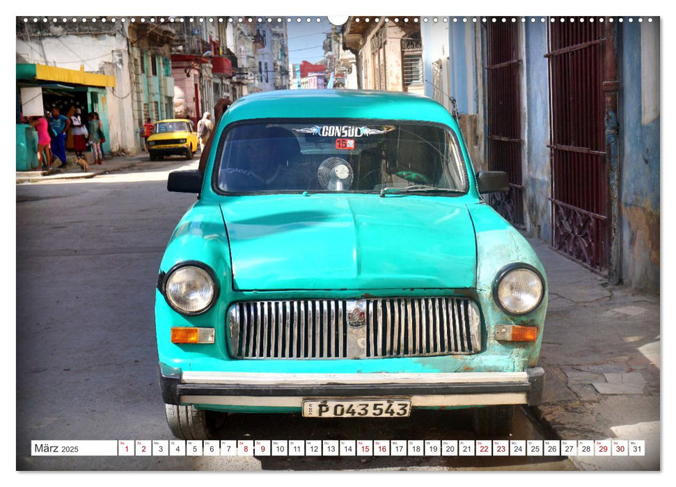 FORD CONSUL - Ein britischer Klassiker in Kuba (CALVENDO Premium Wandkalender 2025)